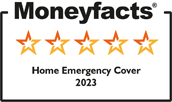 Brand Logo Moneyfacts Home Emergency Cover Star Rating 2023