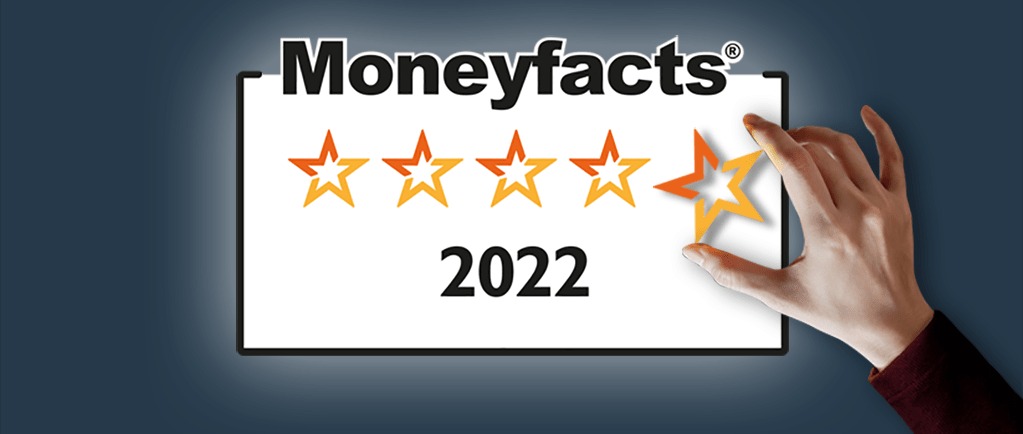 Banner Image of a Hand Adding the Final Star to a Moneyfacts Star Ratings Logo