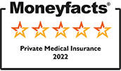 Brand Logo Moneyfacts Private Medical Insurance Star Rating 2022