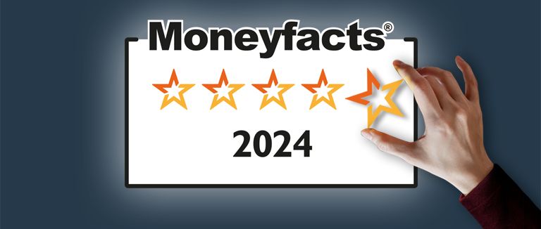 Banner image of Moneyfacts Star Ratings logo 2024