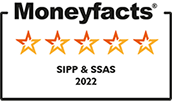 Brand Logo Moneyfacts SIPP & SSAS Star Rating 2022