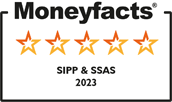 Brand Logo Moneyfacts SIPP & SSAS Star Rating 2023
