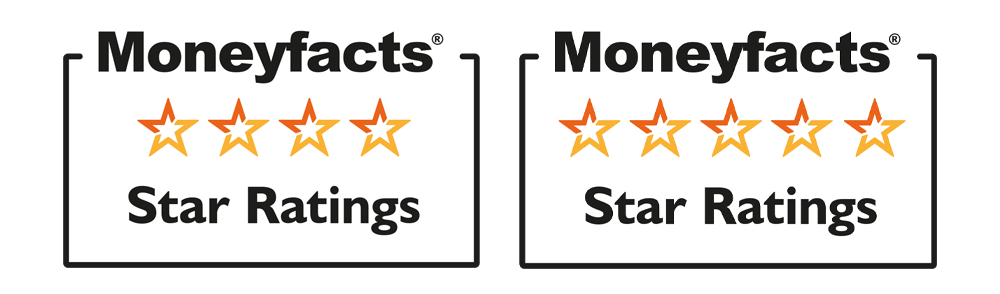 Brand Logos Moneyfacts 4 & 5-Star Ratings 