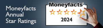 Image of the Moneyfacts Star Ratings Brand Logo