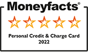 Brand Logo Moneyfacts Personal Credit & Charge Card Star Rating 2022