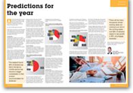 Business Moneyfacts Example of an Industry Views Double Page Spread